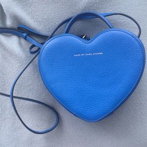 Marc By Marc Jacobs Blue Heart Bag Purse